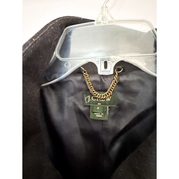 JCrew Virgin Wool Overcoat Size 2 - Picture 2 of 4